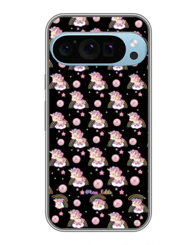 Чохол для Google Pixel 9 Pro з картинкою «Magic Unicorn паттерн»