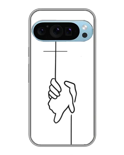 Чехол для Google Pixel 9 Pro с картинкой «Рука держит»
