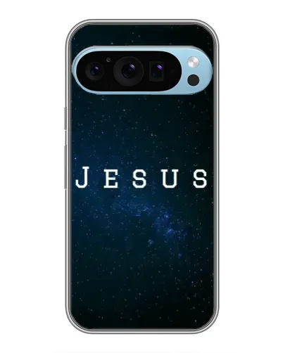 Чехол для Google Pixel 9 Pro с картинкой «Звездное небо Jesus»