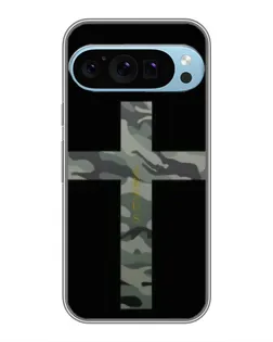 Чехол для Google Pixel 9 Pro с картинкой «Милитари Крест»