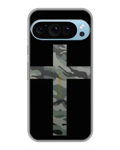 Чехол для Google Pixel 9 Pro с картинкой «Милитари Крест»