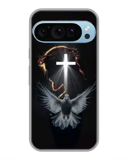 Чехол для Google Pixel 9 Pro с картинкой «Голубь и Свет»
