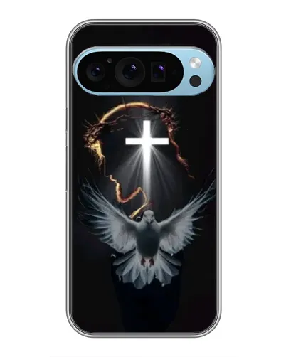 Чехол для Google Pixel 9 Pro с картинкой «Голубь и Свет»