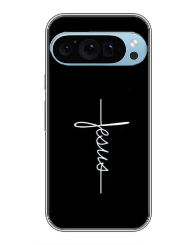 Чехол для Google Pixel 9 Pro с картинкой «Тонкая линия веры»