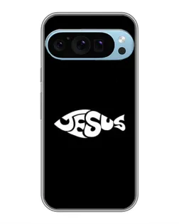 Чехол для Google Pixel 9 Pro с картинкой «Рыба Jesus»
