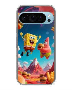 Чохол для Google Pixel 9 Pro з картинкою «Космічний фастфуд»