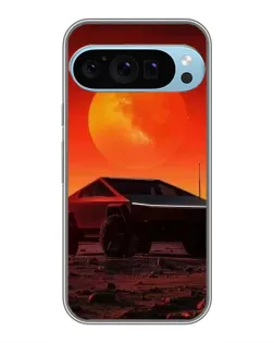Чохол для Google Pixel 9 Pro з картинкою «Cybertruck на Марсі»