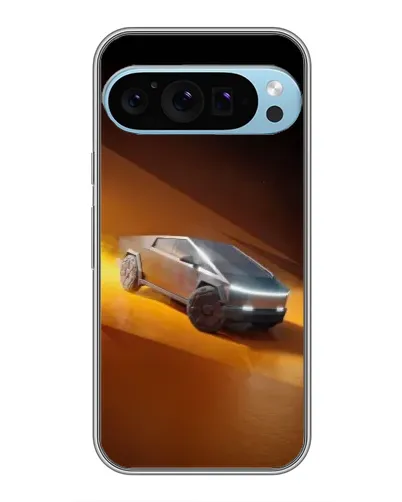 Чохол для Google Pixel 9 Pro з картинкою «Cybertruck у пустелі»