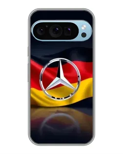 Чохол для Google Pixel 9 Pro з картинкою «Mercedes — прапор Німеччини»