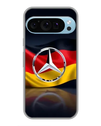 Чохол для Google Pixel 9 Pro з картинкою «Mercedes — прапор Німеччини»