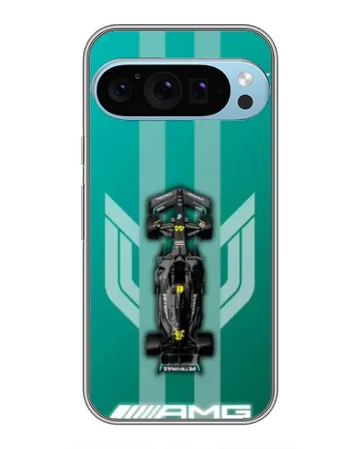 Чохол для Google Pixel 9 Pro з картинкою «Mercedes AMG Petronas»