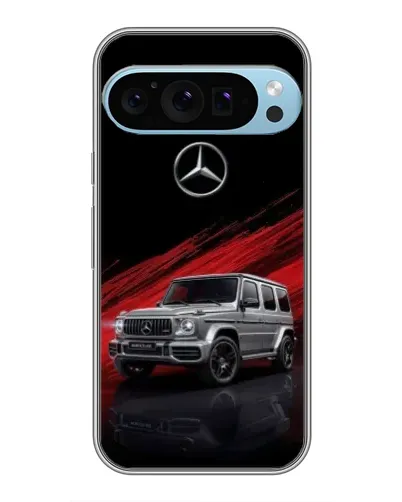 Чохол для Google Pixel 9 Pro з картинкою «Mercedes G-Class червоний»