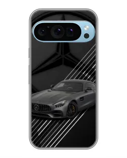 Чохол для Google Pixel 9 Pro з картинкою «Mercedes AMG — графіка»