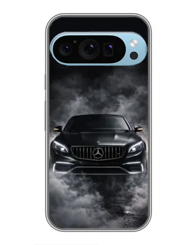 Чохол для Google Pixel 9 Pro з картинкою «Mercedes у диму»