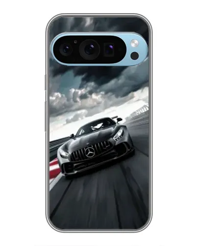 Чохол для Google Pixel 9 Pro з картинкою «Гоночний Mercedes AMG»