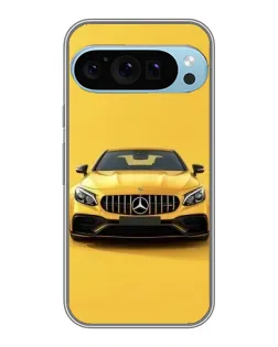 Чохол для Google Pixel 9 Pro з картинкою «Жовтий Mercedes GT»