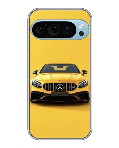 Чохол для Google Pixel 9 Pro з картинкою «Жовтий Mercedes GT»