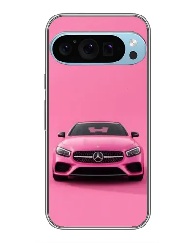 Чохол для Google Pixel 9 Pro з картинкою «Рожевий Mercedes AMG»