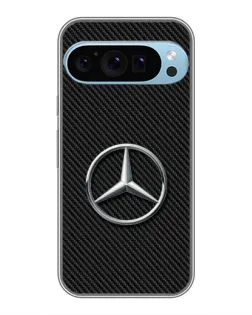 Чохол для Google Pixel 9 Pro з картинкою «Карбоновий Mercedes стиль»