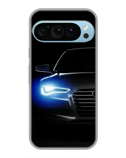 Чохол для Google Pixel 9 Pro з картинкою «Неоновий погляд Audi»