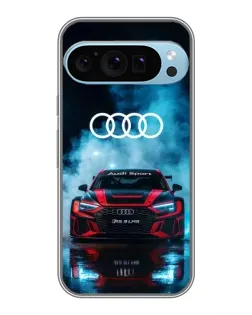 Чохол для Google Pixel 9 Pro з картинкою «Audi Sport — неон»