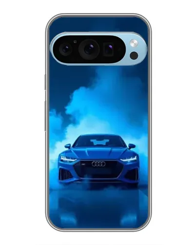 Чохол для Google Pixel 9 Pro з картинкою «Audi — блакитна енергія»