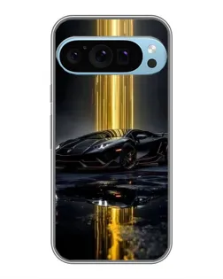 Чохол для Google Pixel 9 Pro з картинкою «Нічний Lamborghini драйв»