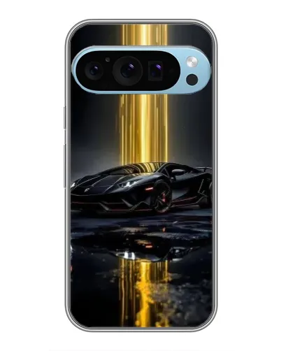 Чохол для Google Pixel 9 Pro з картинкою «Нічний Lamborghini драйв»