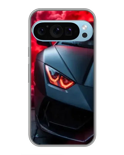 Чохол для Google Pixel 9 Pro з картинкою «Lamborghini червоне сяйво»