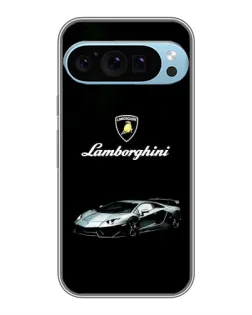 Чохол для Google Pixel 9 Pro з картинкою «Логотип Lamborghini класика»