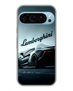 Чохол для Google Pixel 9 Pro з картинкою «Класичний Lamborghini надпис»