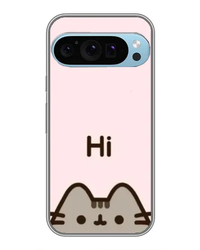 Чохол для Google Pixel 9 Pro з картинкою «Пушин каже Hi»