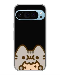 Чохол для Google Pixel 9 Pro з картинкою «Пушин на чорному»