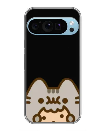Чохол для Google Pixel 9 Pro з картинкою «Пушин на чорному»