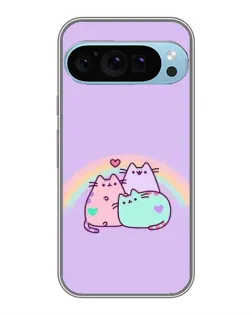 Чохол для Google Pixel 9 Pro з картинкою «Веселкові Пушини»