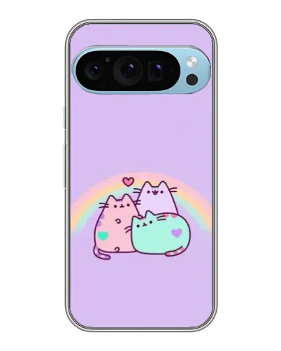 Чохол для Google Pixel 9 Pro з картинкою «Веселкові Пушини»