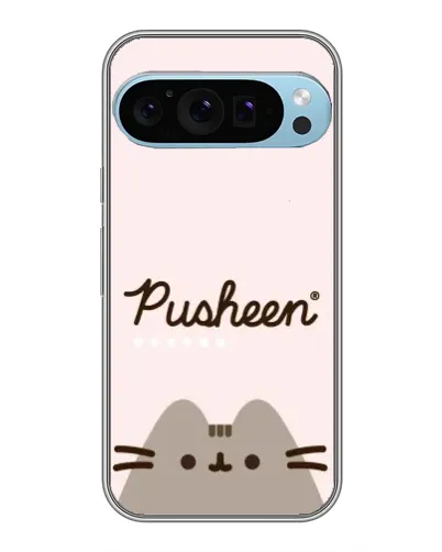 Чохол для Google Pixel 9 Pro з картинкою «Pusheen логотип»