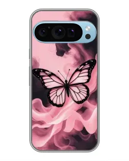 Чехол для Google Pixel 9 Pro с картинкой «Бабочка в дыму»