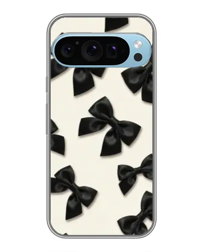 Чохол для Google Pixel 9 Pro з картинкою «Чорні бантики»