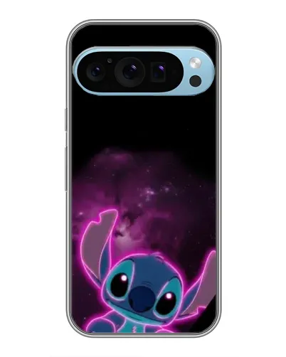 Чехол для Google Pixel 9 Pro с картинкой «Неоновый Stitch»