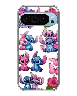 Чохол для Google Pixel 9 Pro з картинкою «Стікери Stitch та Angel»