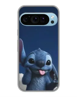 Чехол для Google Pixel 9 Pro с картинкой «Стич в облаках»
