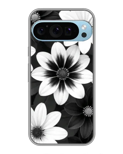 Чохол для Google Pixel 9 Pro з картинкою «Монохромні айстри»