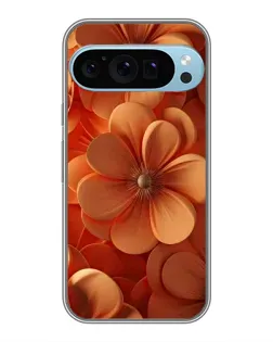 Чохол для Google Pixel 9 Pro з картинкою «Помаранчева макро квітка»