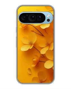 Чохол для Google Pixel 9 Pro з картинкою «Золоті пелюстки»