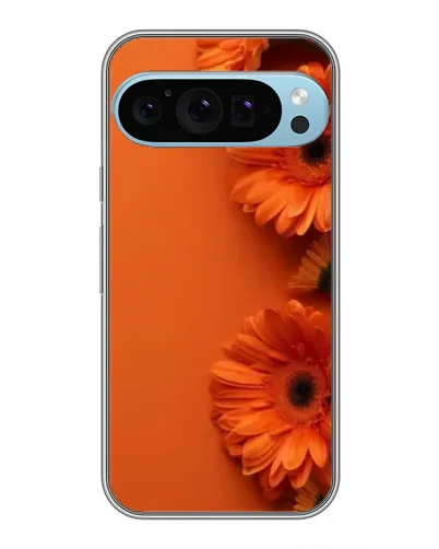 Чохол для Google Pixel 9 Pro з картинкою «Помаранчеві гербери»