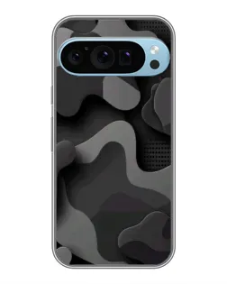 Чохол для Google Pixel 9 Pro з картинкою «Темний абстрактний камуфляж»