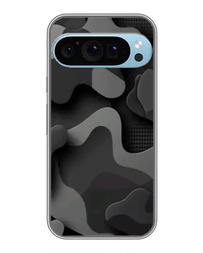 Чохол для Google Pixel 9 Pro з картинкою «Темний абстрактний камуфляж»