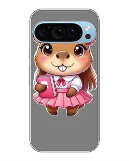Чохол для Google Pixel 9 Pro з картинкою «Дівчинка капібара»
