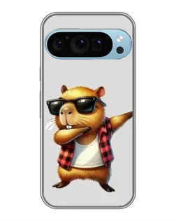 Чохол для Google Pixel 9 Pro з картинкою «Капібара репер даб»
